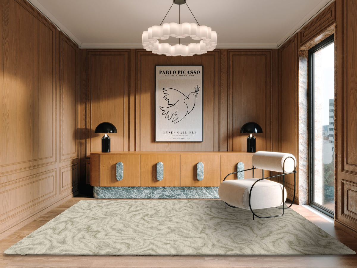 Arabesque Low Circle Rug