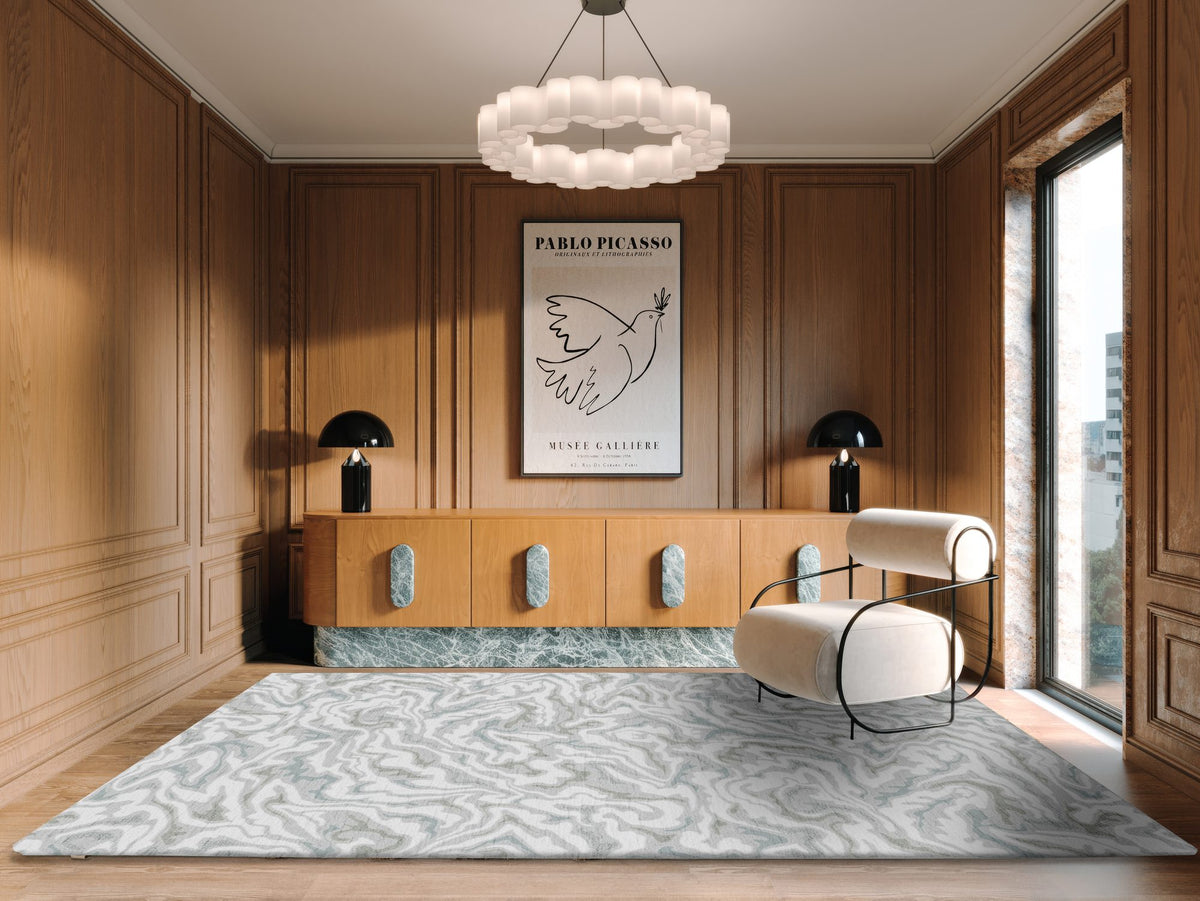 Arabesque Low Circle Rug