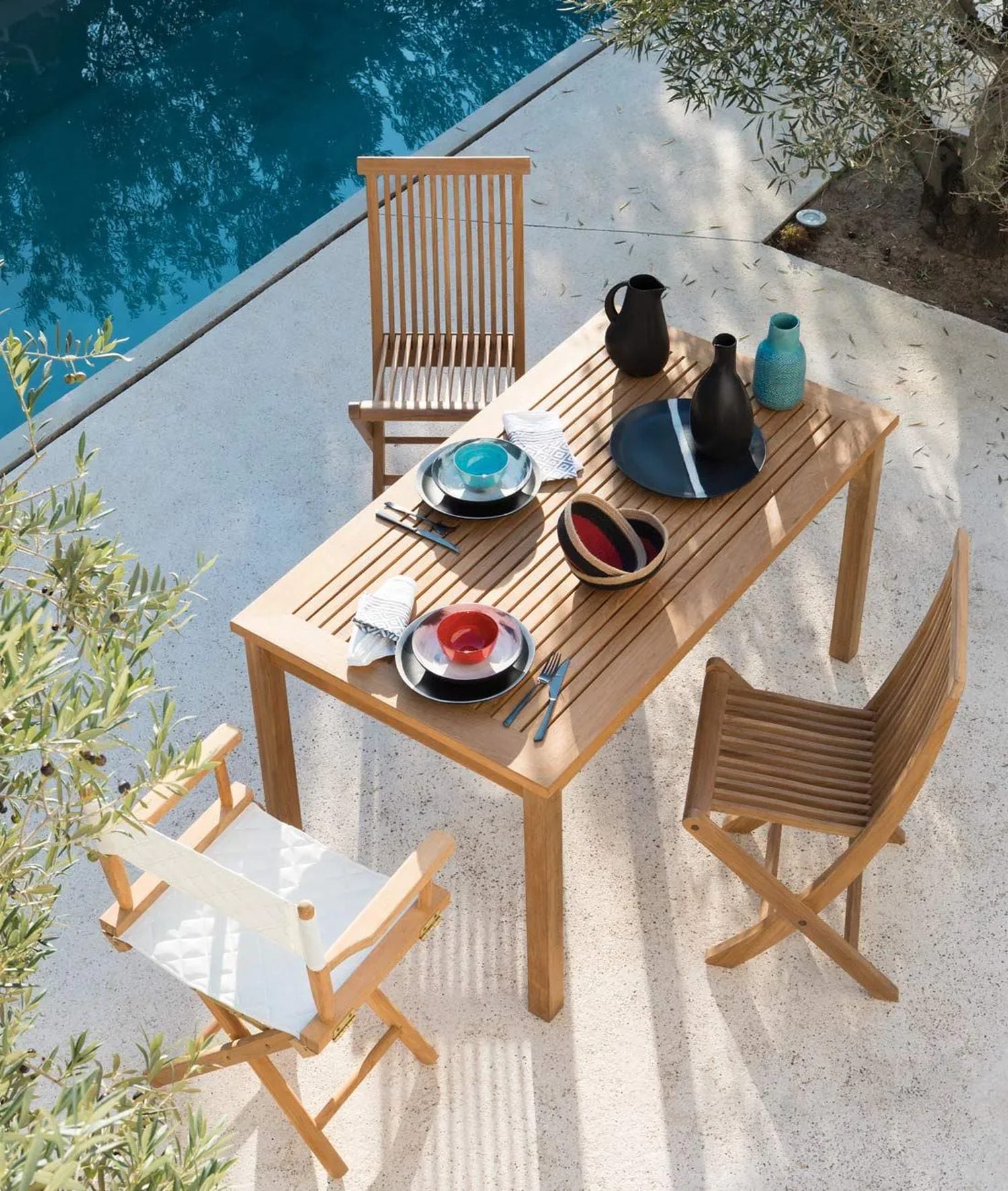 Chelsea Rectangular Table in Teak