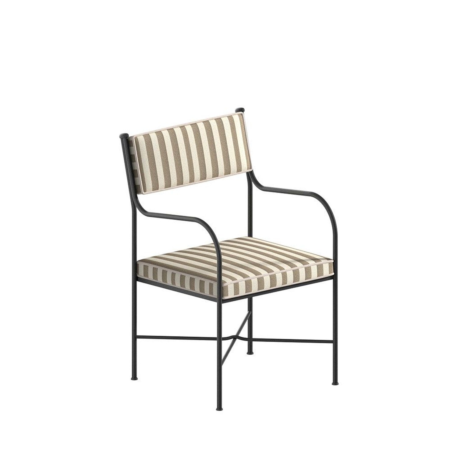 Igea Iron Armchair with Cushions
