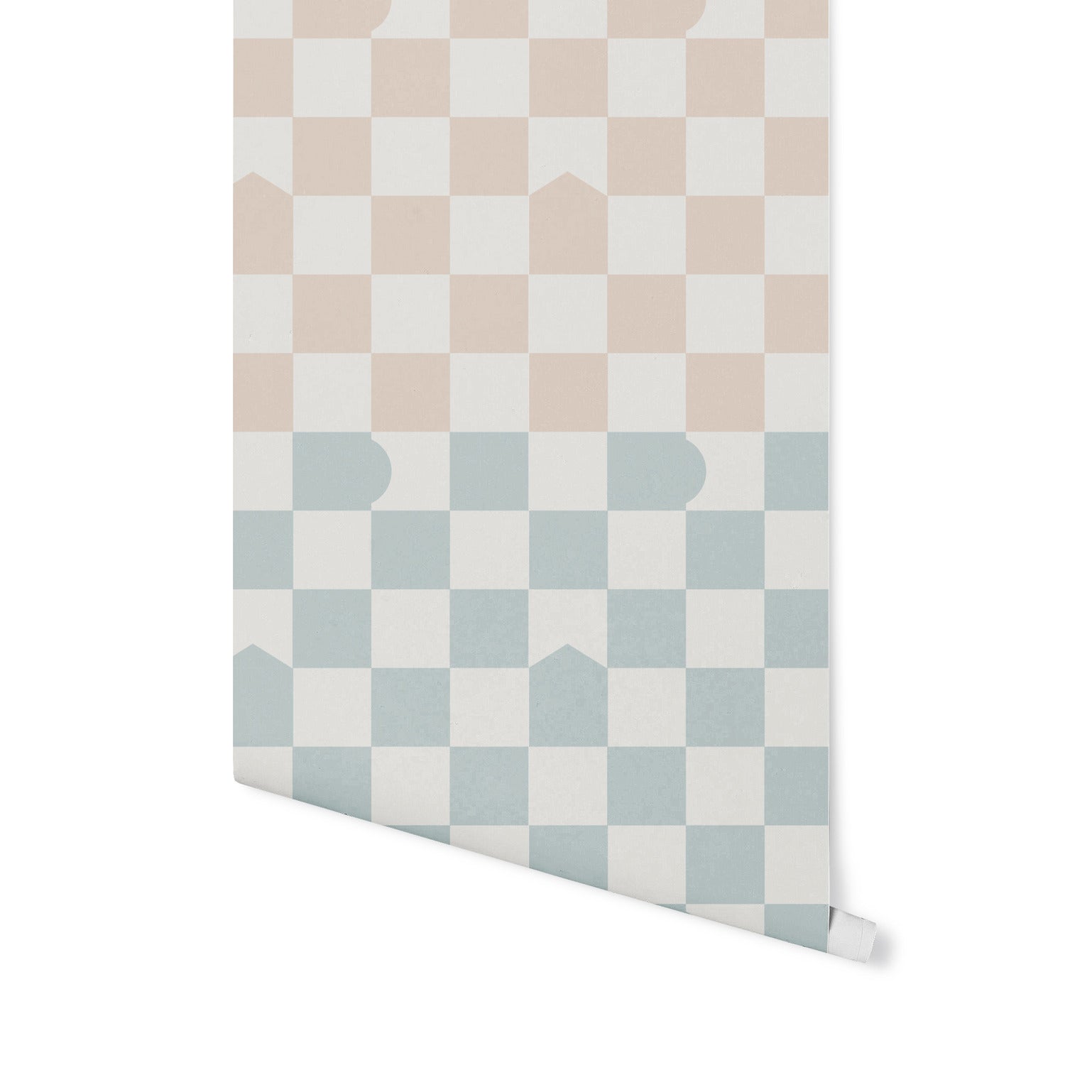 Chess Blue Pink Wallpaper