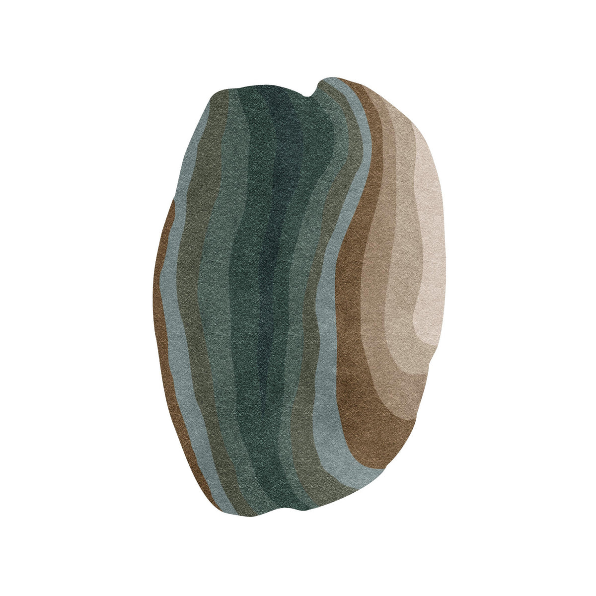 Agate Low Organic Shape Rug