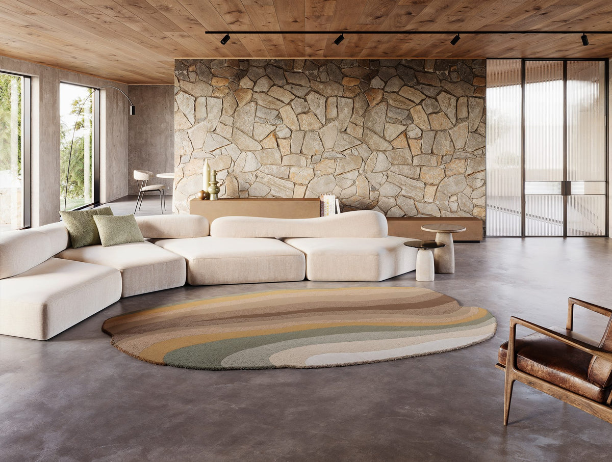 Agate Low Organic Shape Rug