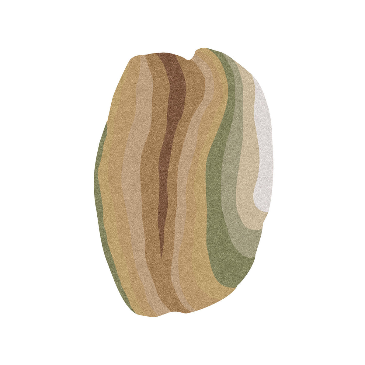 Agate Low Organic Shape Rug