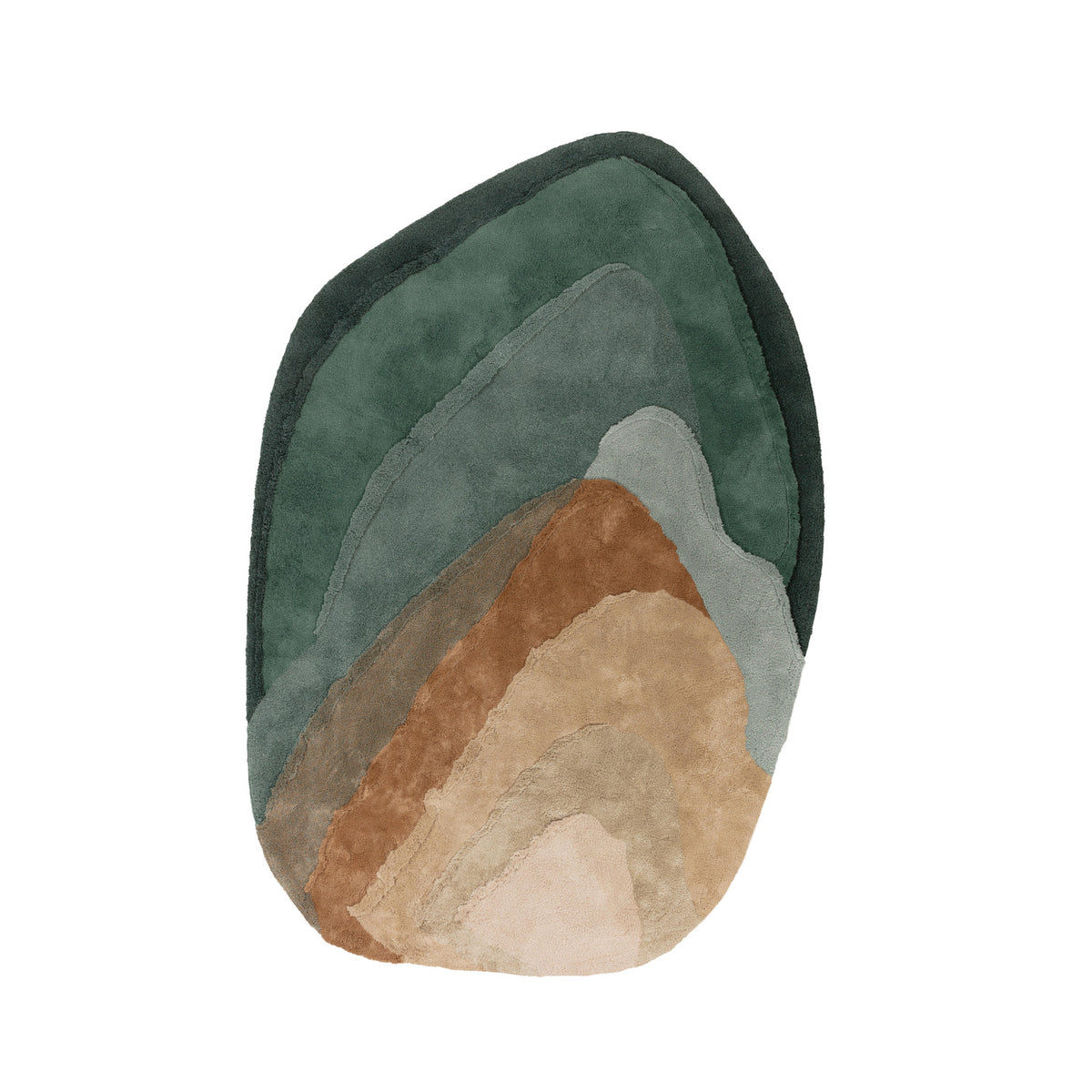 Agate High Organic Shape Rug