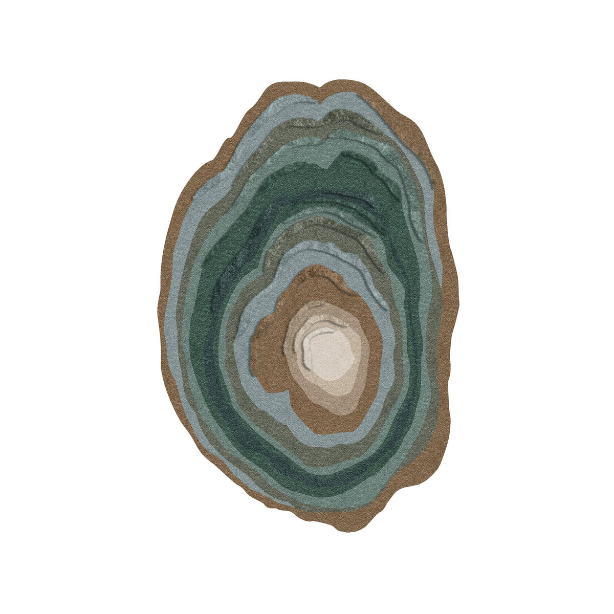 Agate High Organic Shape Rug