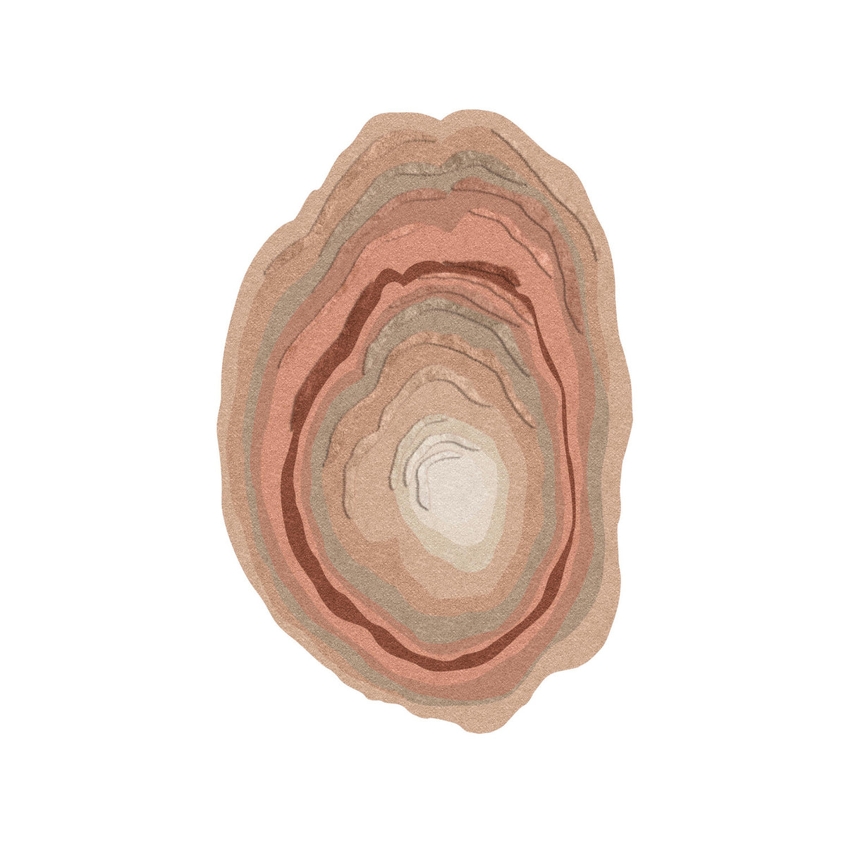 Agate High Organic Shape Rug
