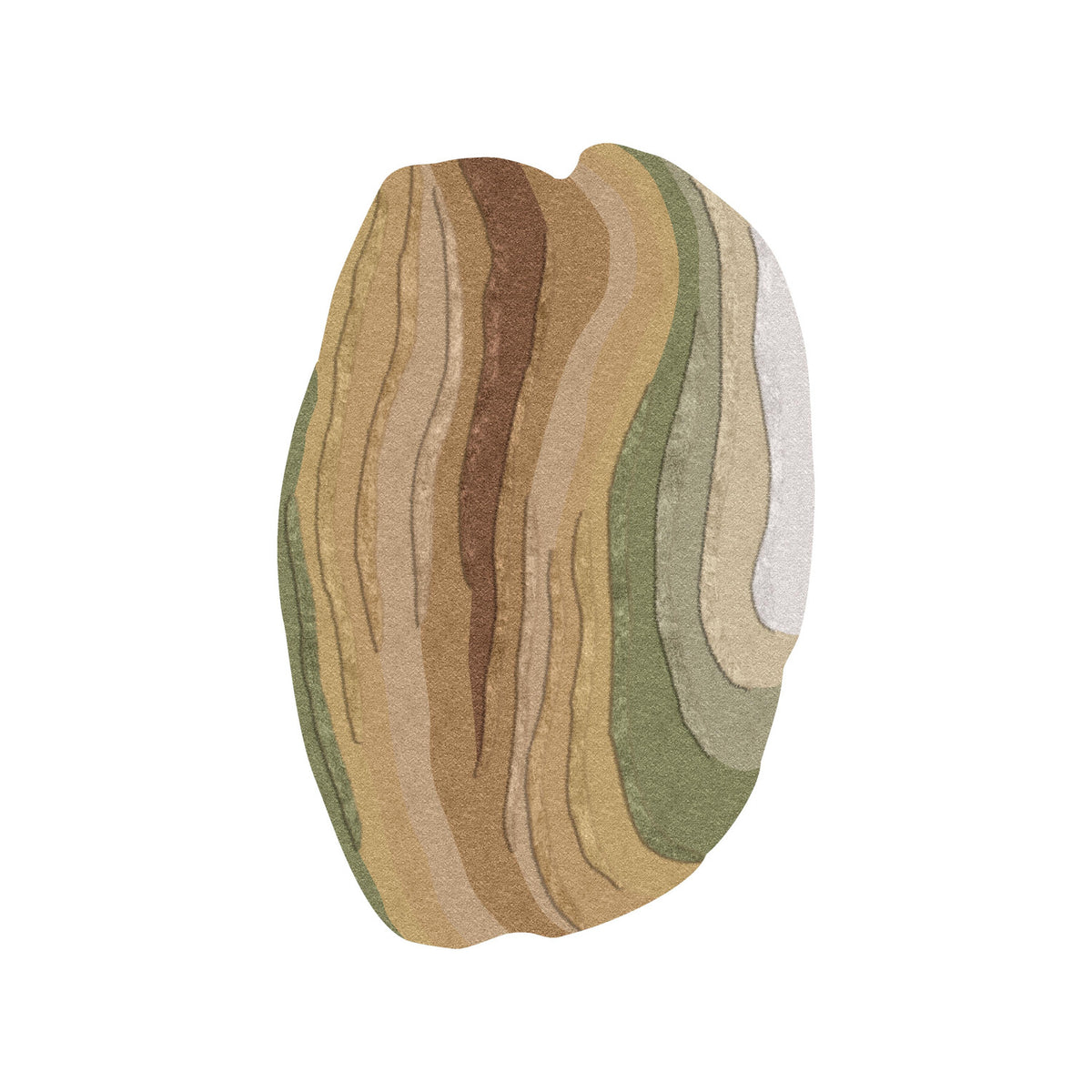 Agate High Organic Shape Rug