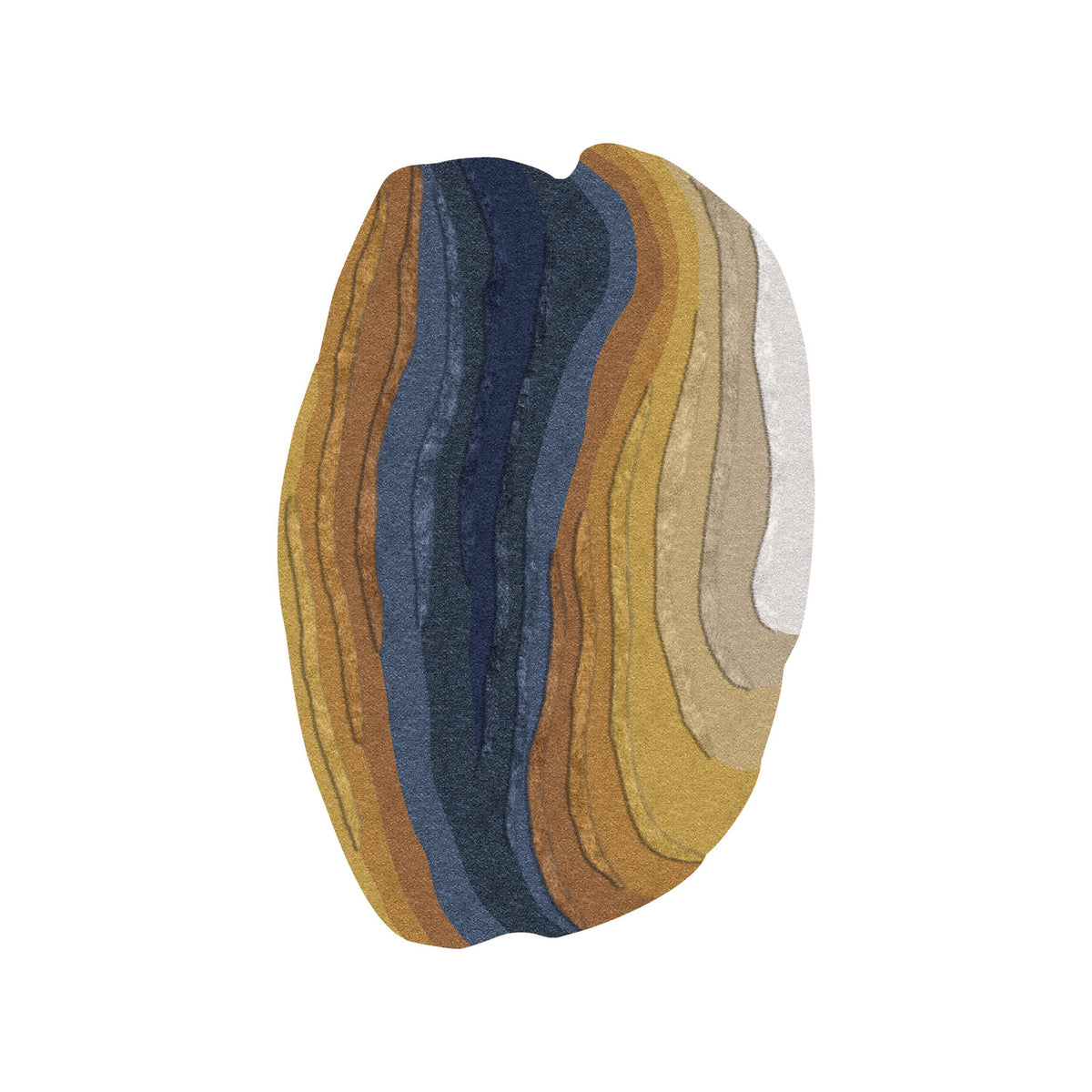 Agate High Organic Shape Rug
