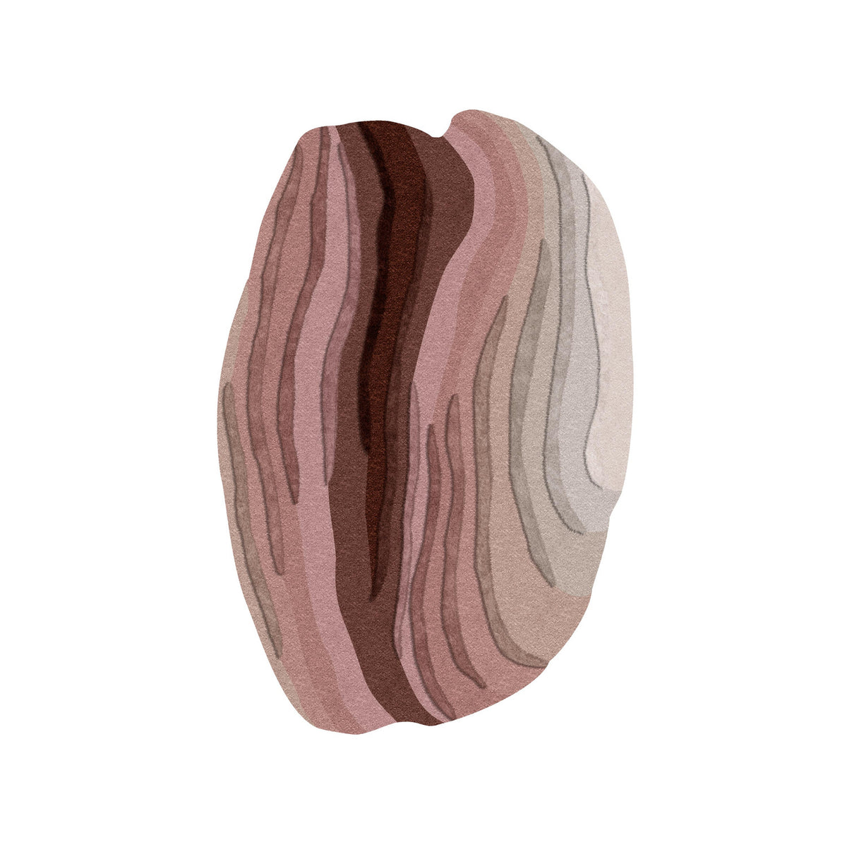 Agate High Organic Shape Rug