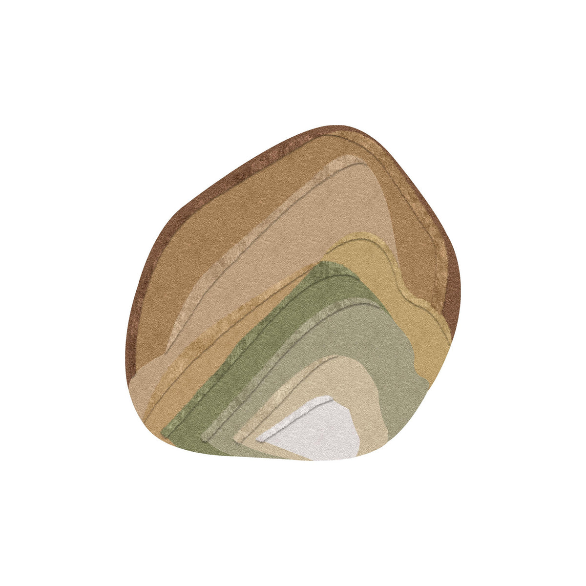 Agate High Organic Shape Rug
