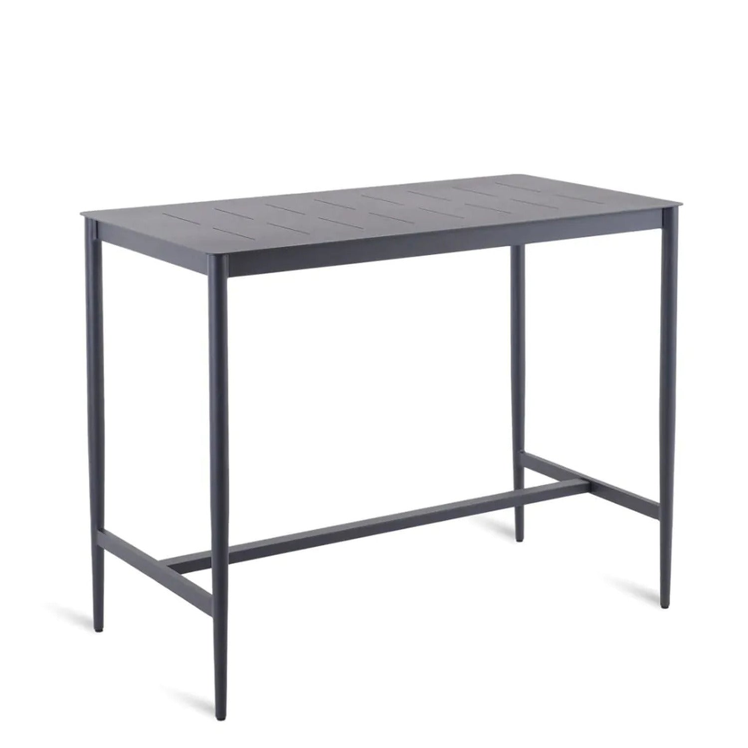 Luce Tall Rectangular Table in Aluminium