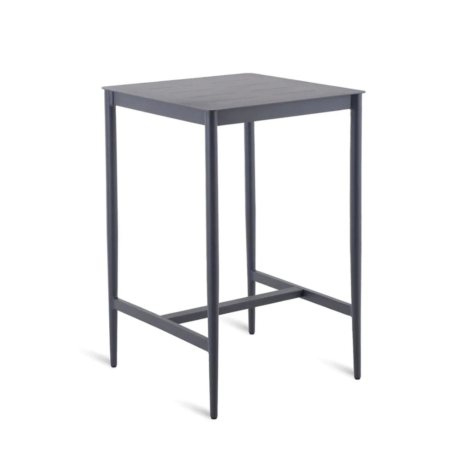 Luce Tall Square Table in Aluminium