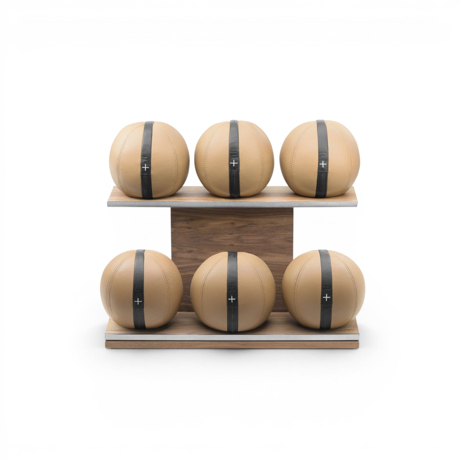 MOXA™ SET - Weighted Gym Balls With Horizontal Rack