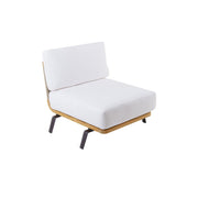Welcome Backrest Module in Teak and Cord