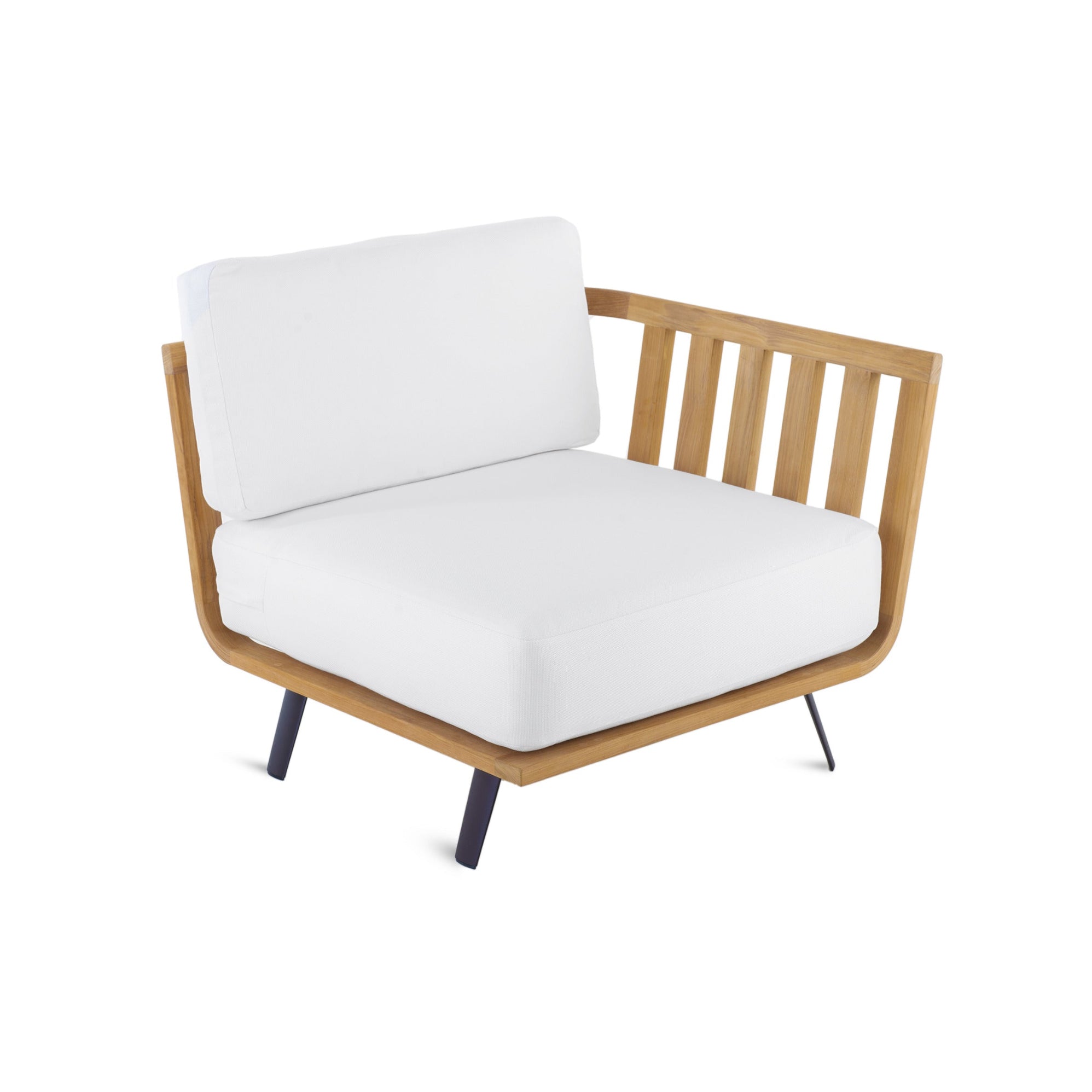 Welcome Corner Module in Teak 91cm