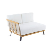 Welcome Module in Teak and Cord 134 cm