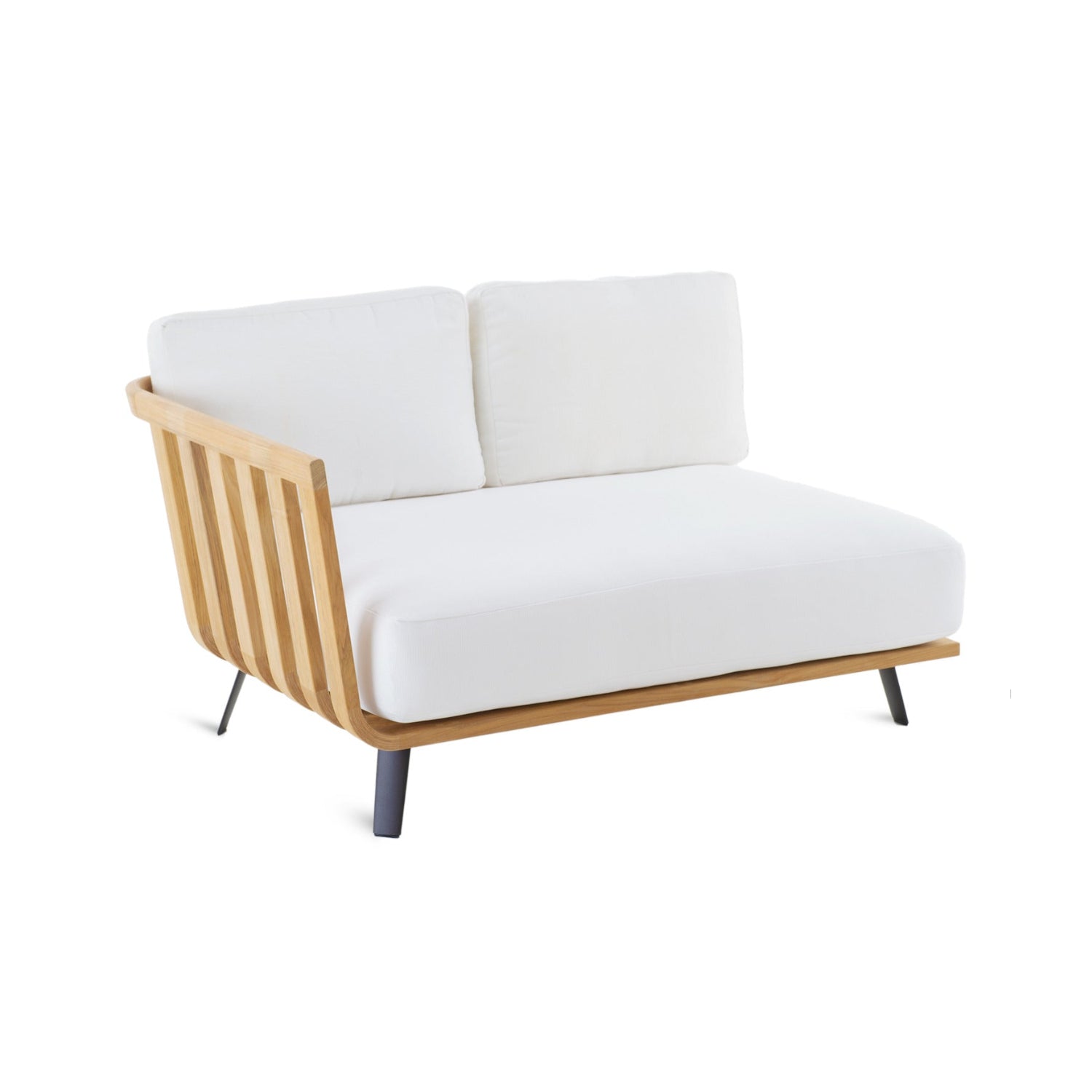 Welcome Corner Module in Teak 130 cm