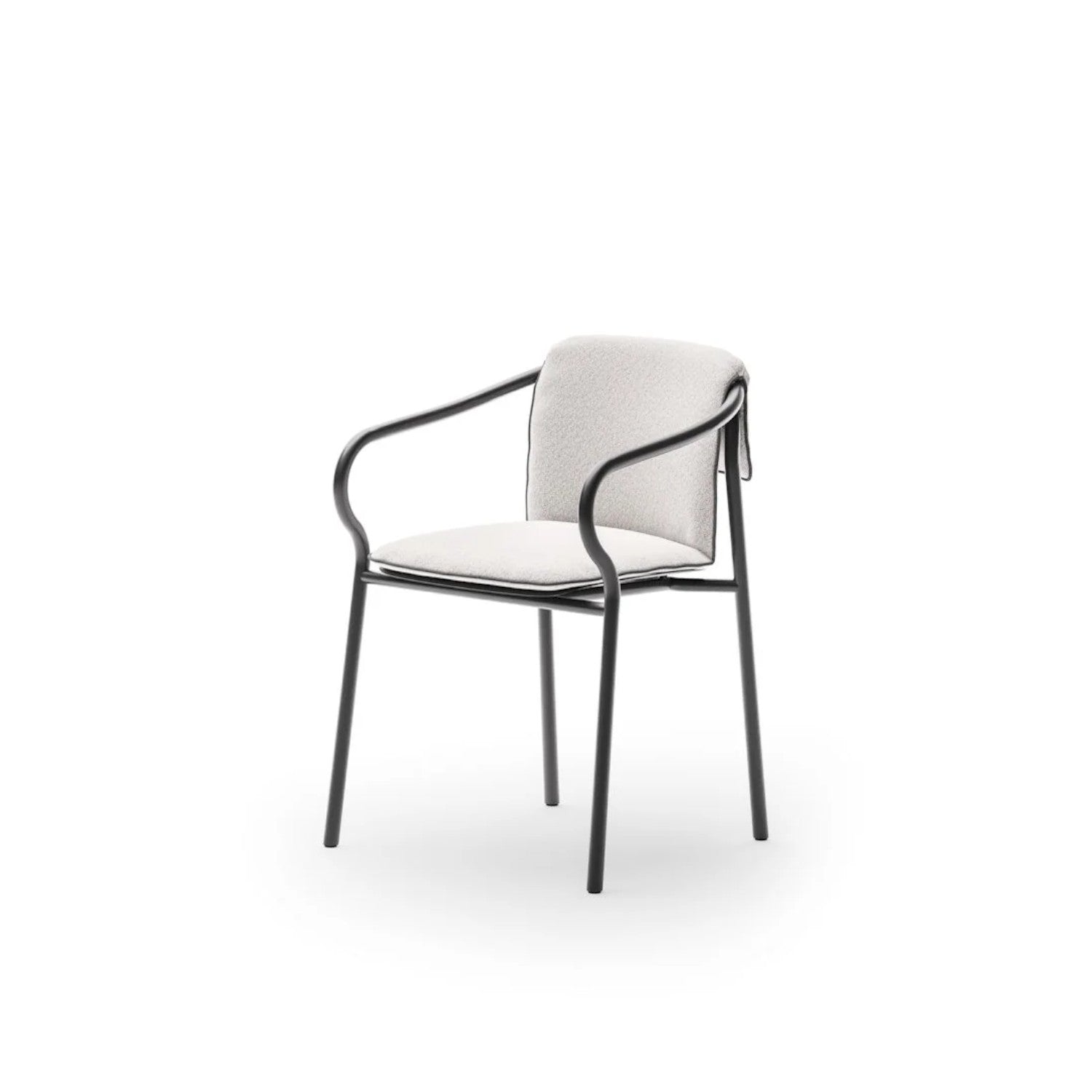 Salò Garden Chair With Seat and Backrest Cushion