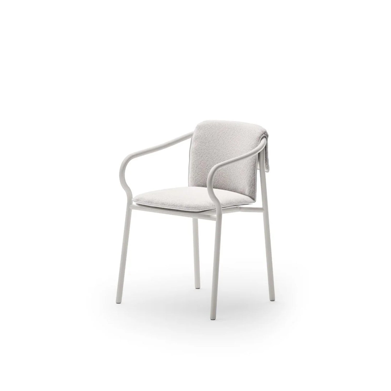 Salò Garden Chair With Seat and Backrest Cushion