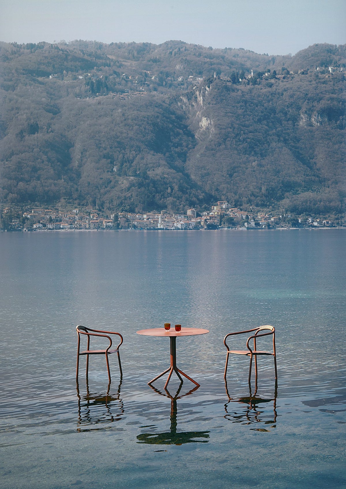 Salò Aluminum Round Garden Table