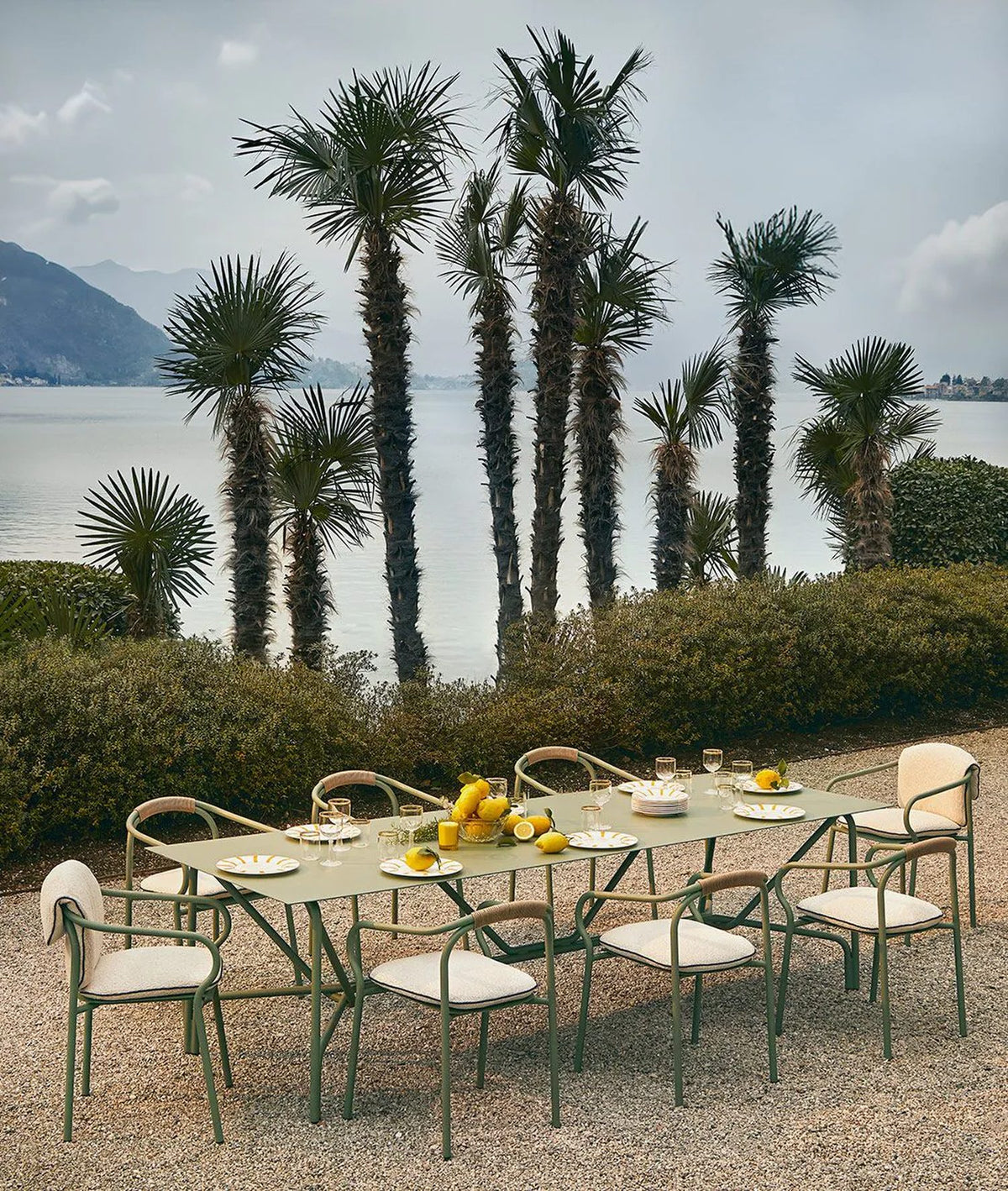 Salò Aluminum Rectangular Garden Table