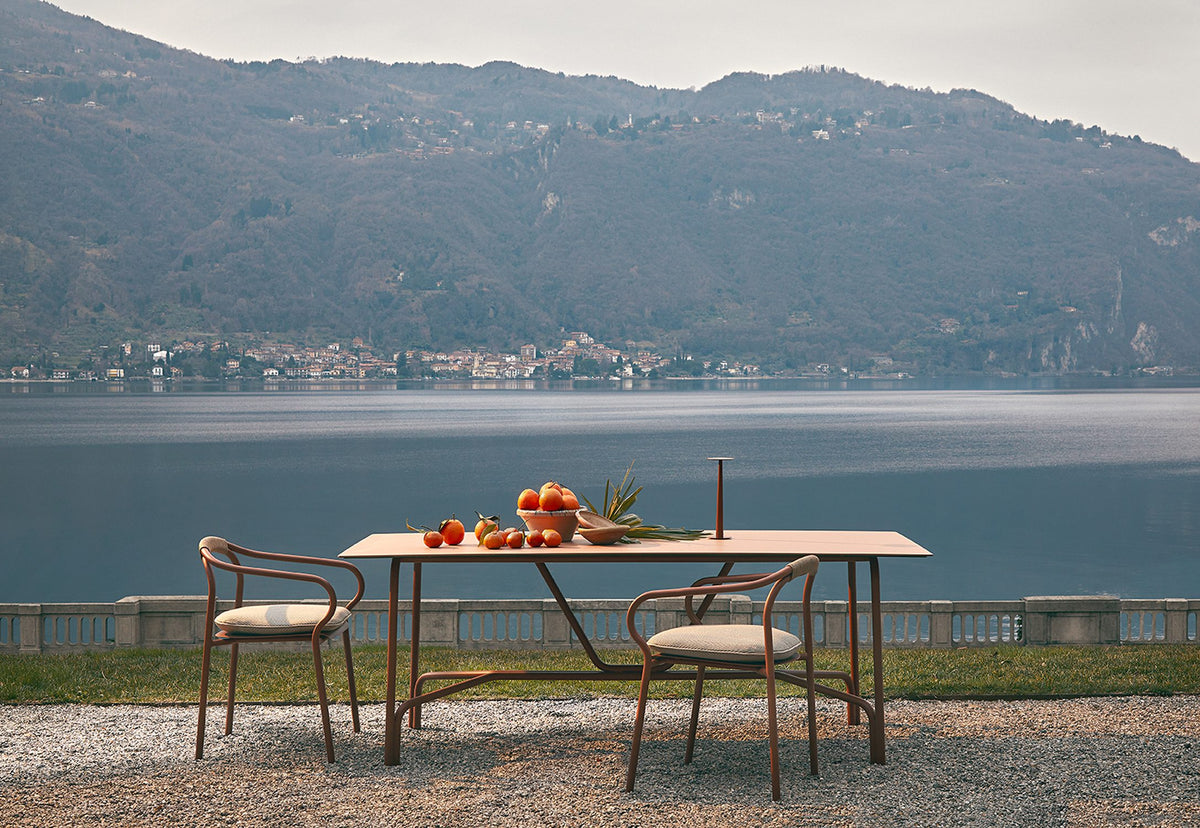 Salò Aluminum Rectangular Garden Table