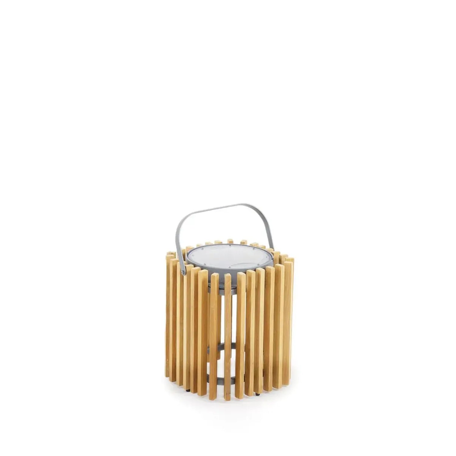 Solare Lamp in Teak and Graphite Aluminium