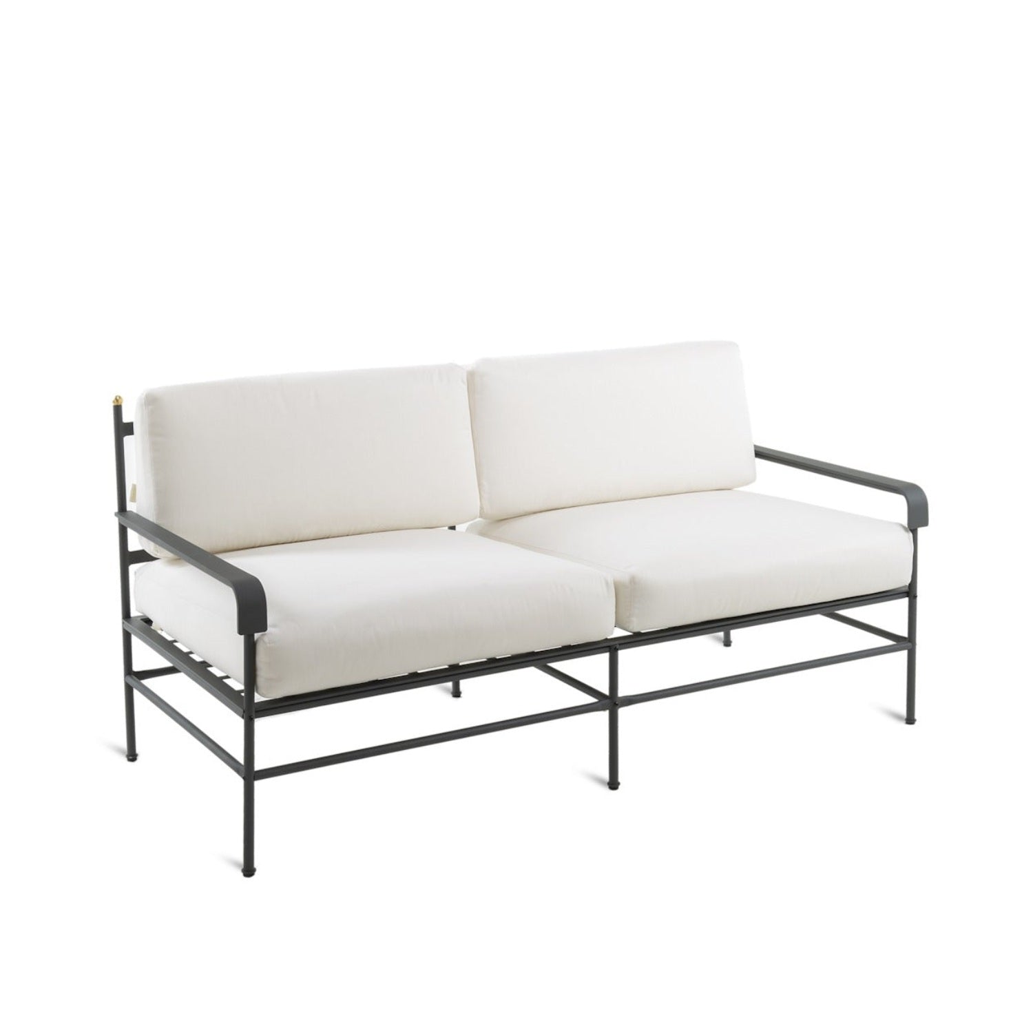 Toscana iron Sofa in graphite