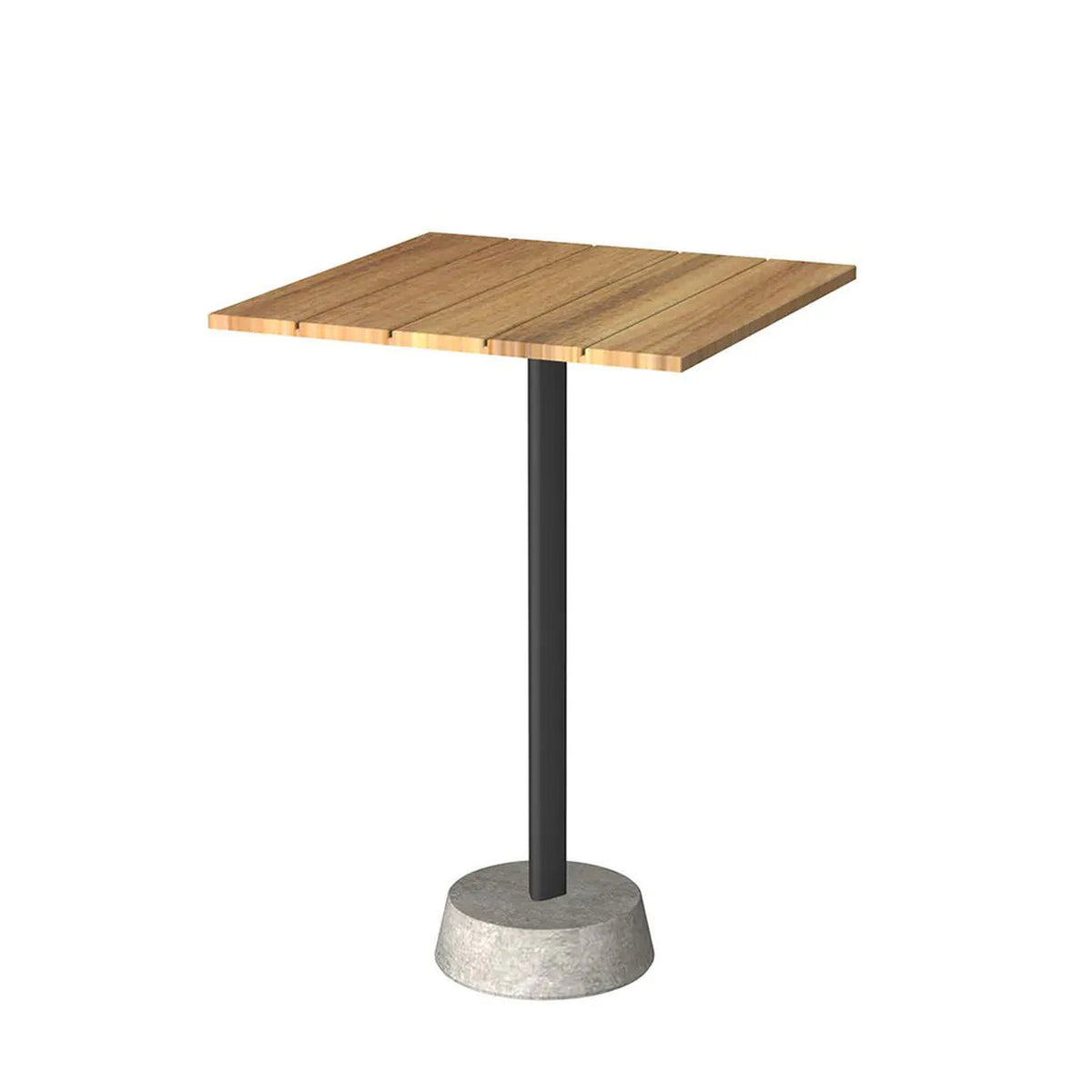 Pertre square table h. 110 cm