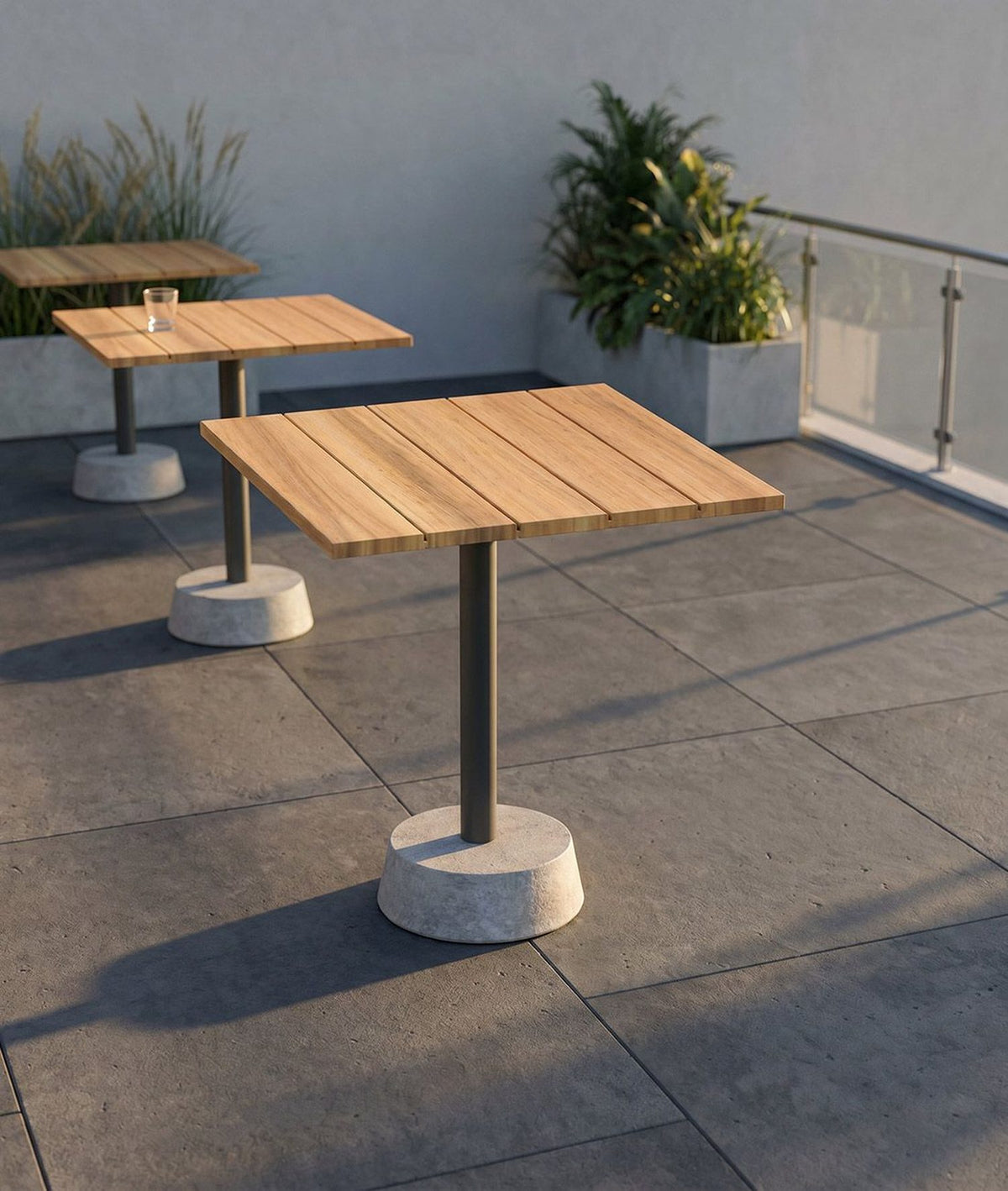 Pertre Square Table h. 75 cm